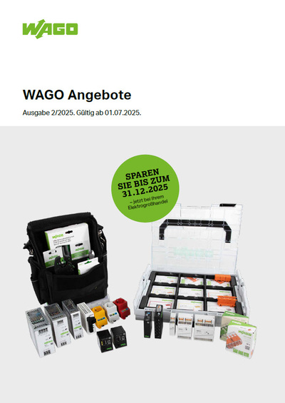 WAGO Angebote Ausgabe 2-2025