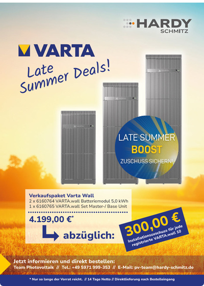 VARTA Verkaufsaktion