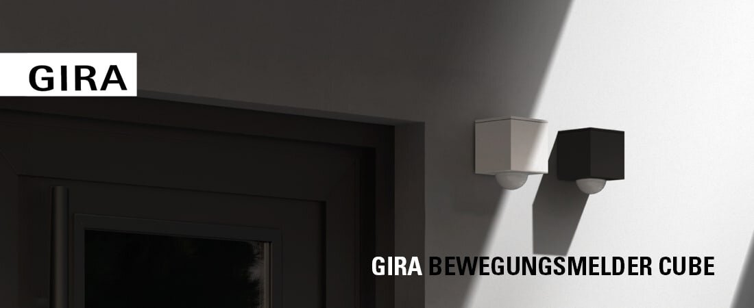 Der smarte Bewegungsmelder Cube von Gira perfektioniert automatische Lichtsteuerung im Outdoor-Bereich. | © Gira