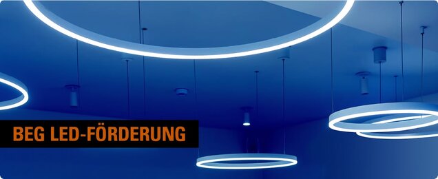 Moderne runde LED Leuchten unter der Decke