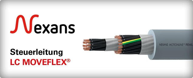 Abbildung der PUR-Steuerleitung LC MOVEFLEX® von Nexans
