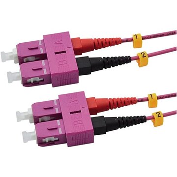LWL-DUPLEX PATCHKABEL SC/SC 50/125 MM OM4
